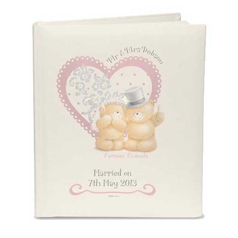 Personalised Forever Friends Wedding Traditional Photo Album